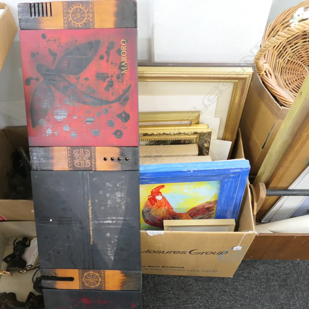 LOT ASSRTD FRAMED PRINTS, PAINTINGS ETC Image 1++