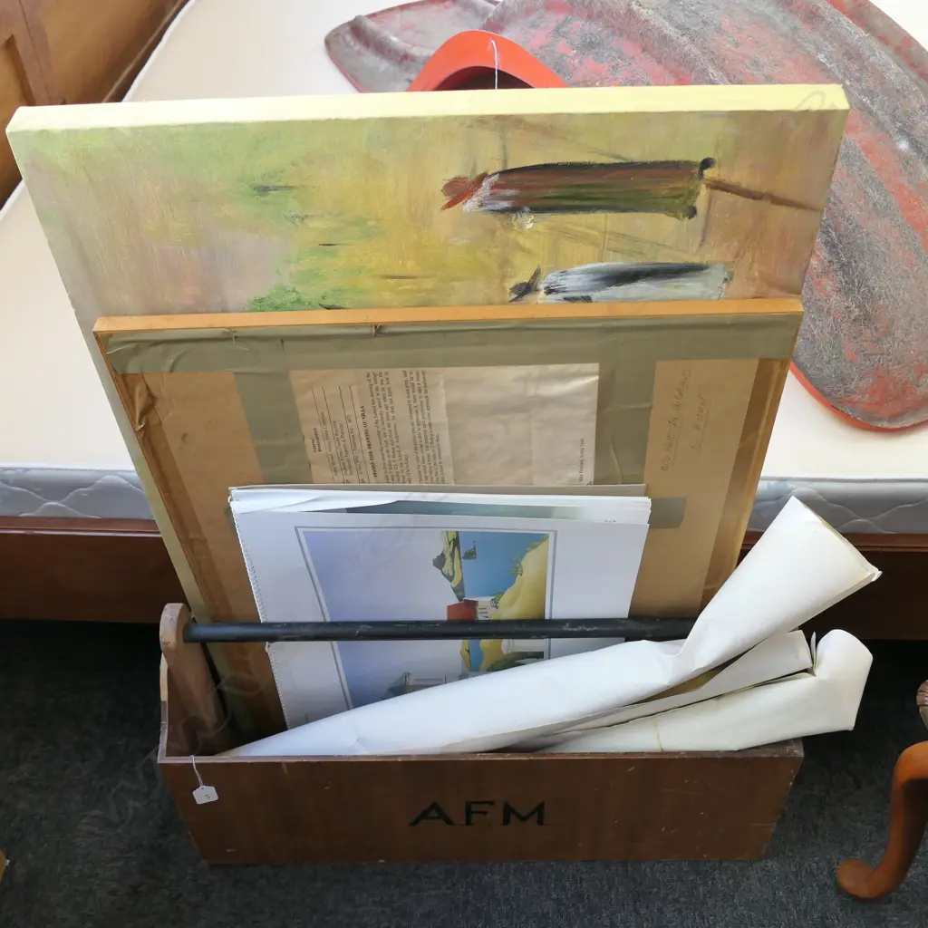 LOT ASST INCL. TOOL CASE / TOOL CARRIER / PRINTS Image 1++