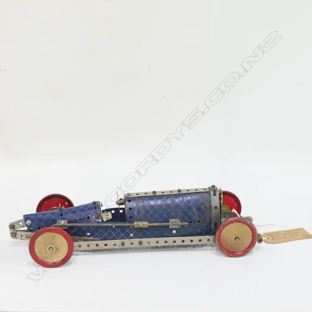VINTAGE MECCANO 1930'S BUGATTI RACING CAR Image 1++