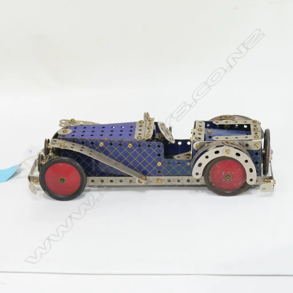 VINTAGE MECCANO 1930'S 4 SEATER DROP HEAD SPORTS CAR Image 1++