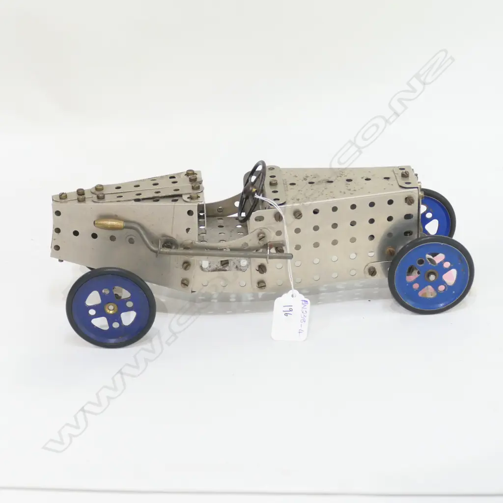 VINTAGE MECCANO 1920'S BOAT TAILED BOARD RACER Image 1++