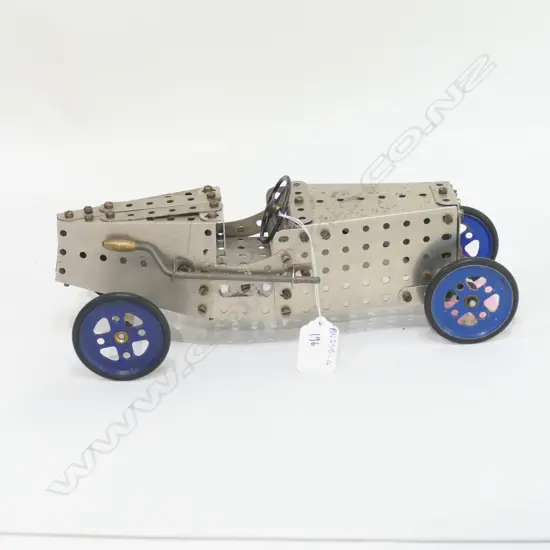 VINTAGE MECCANO 1920'S BOAT TAILED BOARD RACER