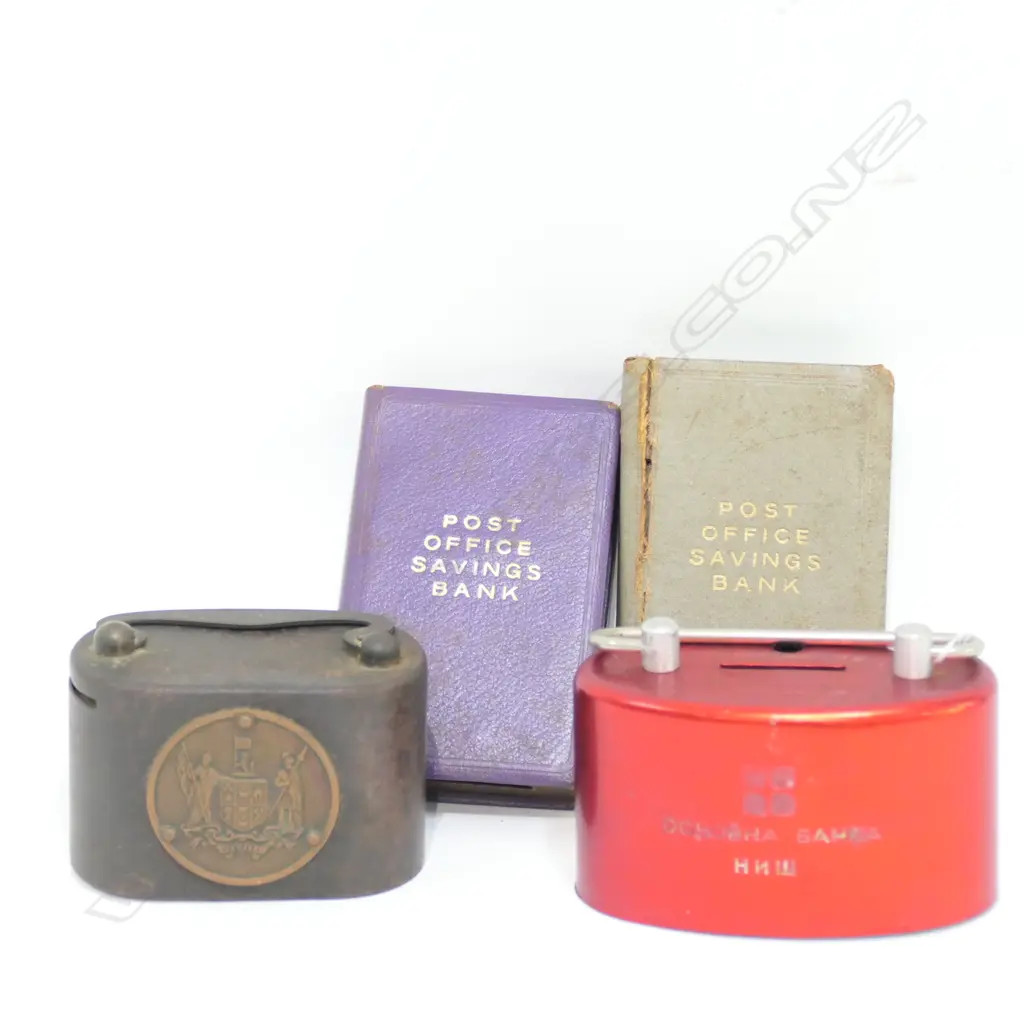 3 N.Z MONEY BANKS + ONE RUSSIAN Image 1++