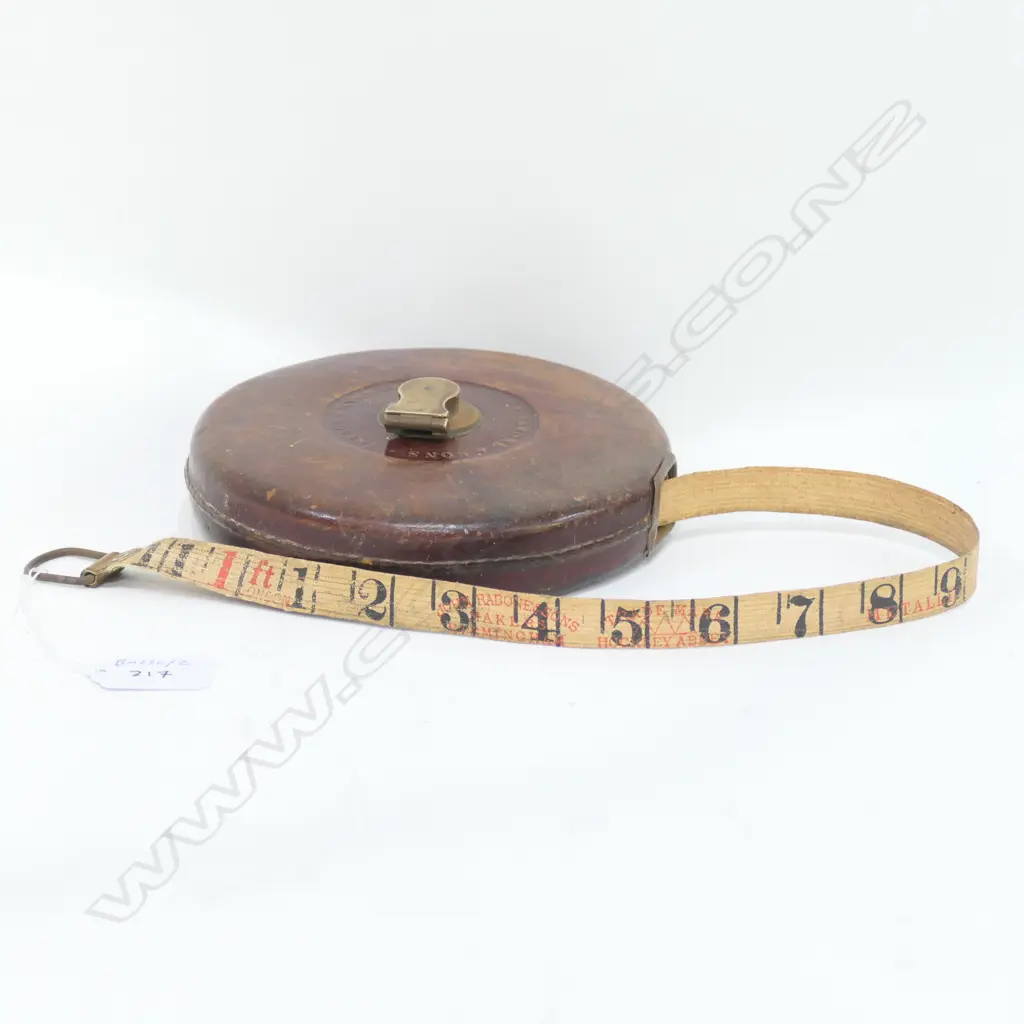 JOHN RABONE 100 FEET NO 400 METALIC/CLOTH MEASURING TAPE Image 1++