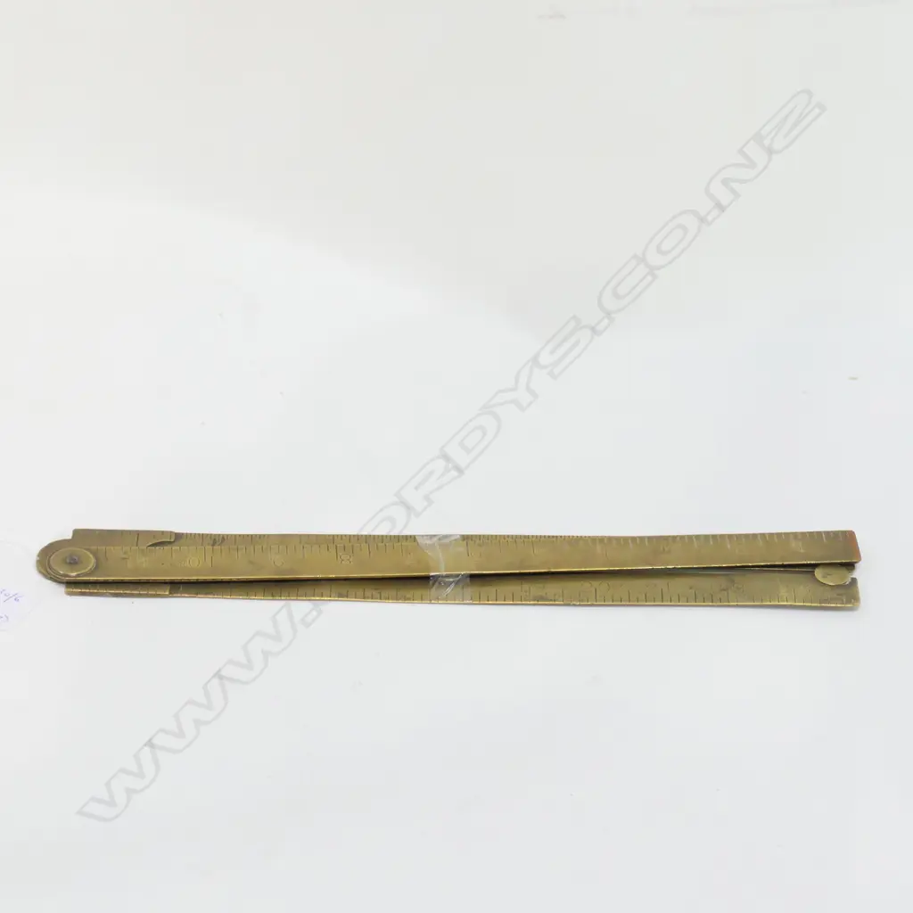 2 VINTAGE 24 INCH RABONE + SONS BRASS RULES NO 1498 1243 Image 1++