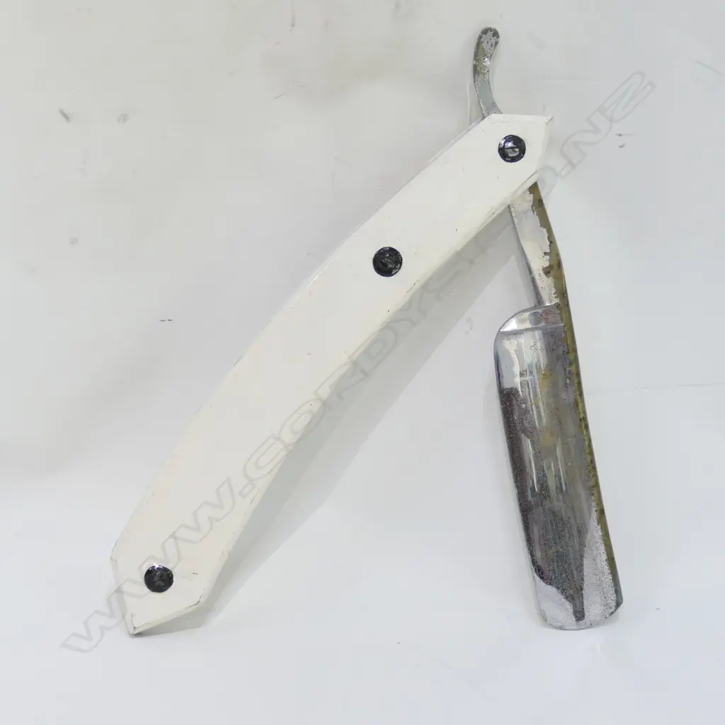 LARGE BLUE WONDER ADVERTISING RAZOR L 580 MM Image 1++