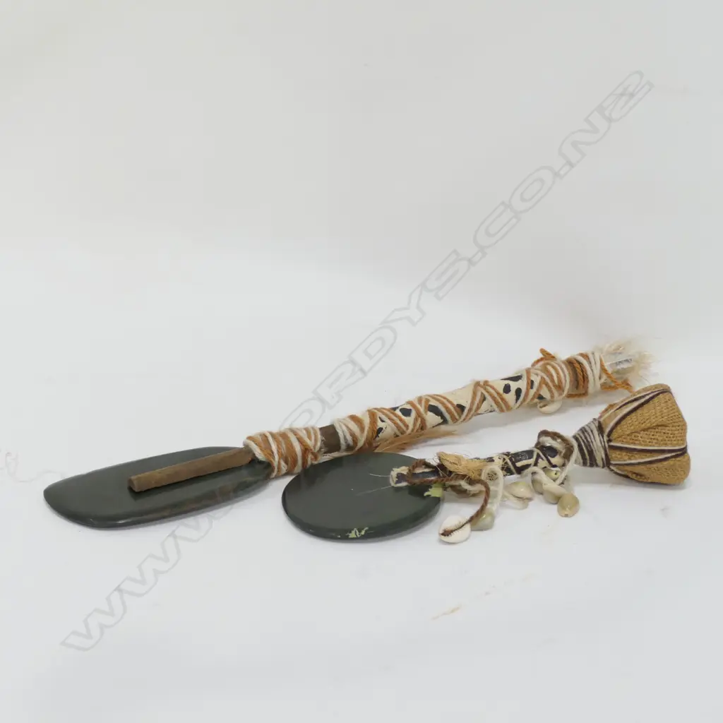 2 PACIFIC ART CUBS WITH GREEN STONE BLADES Image 1++