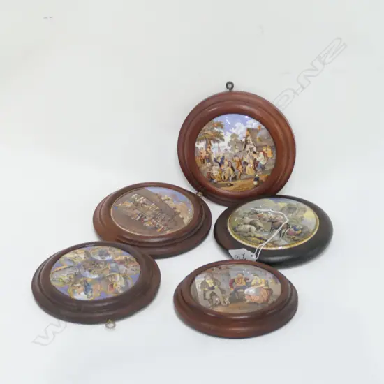 5 ASST VICT POT LIDS