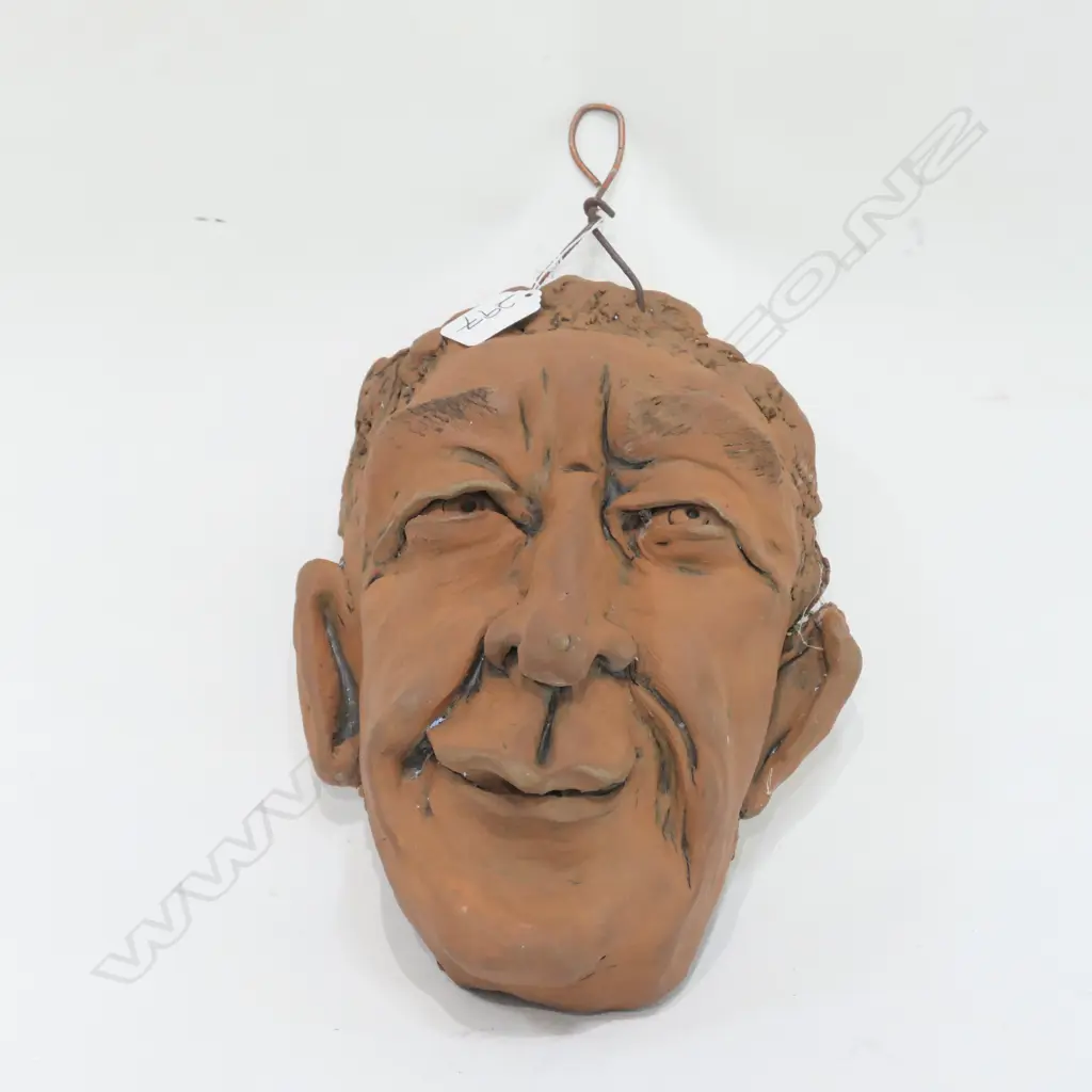 PAULINE MARTIN TERRACOTTA CHARACTER MASK OF PAUL HOLMES Image 1++