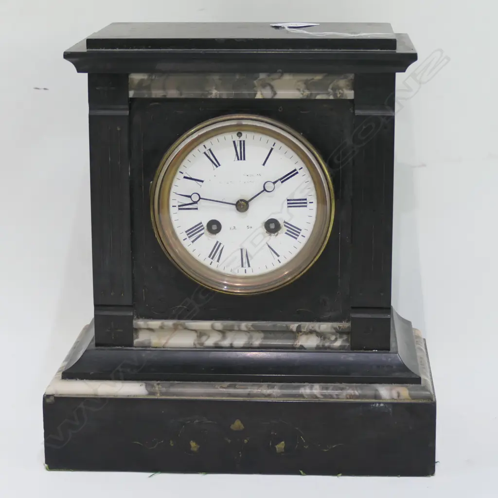 SLATE MANTLE CLOCK H. 280MM Image 1++