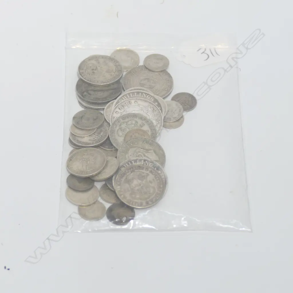COLLECTION OF SOUTH AFRICA SILVER COINS Image 1++
