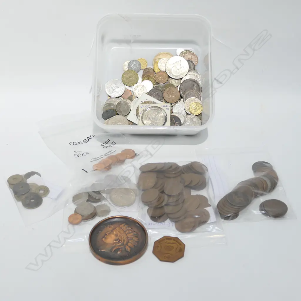 COLLECTION OF COINS, VARIOUS COUNTRIES, 1800s ONWARDS Image 1++