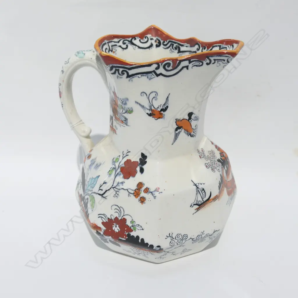 Mason’s Ironstone China jug – Oriental pattern Image 1++