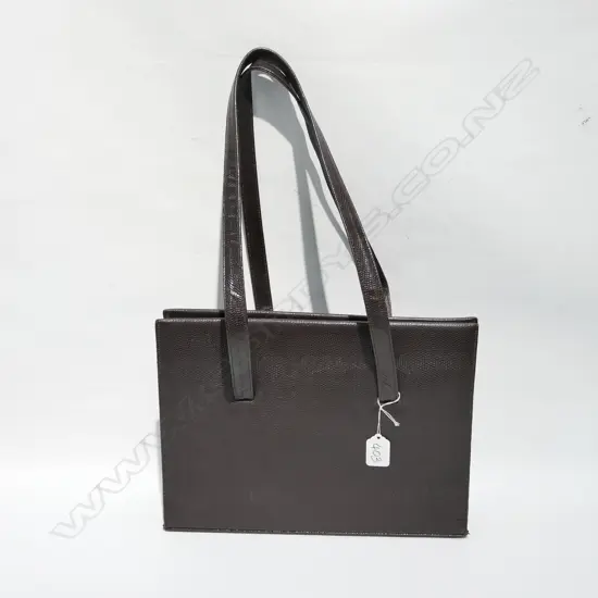 MARILYN SAINTY FOR SCOTTIES LEATHER HANDBAG