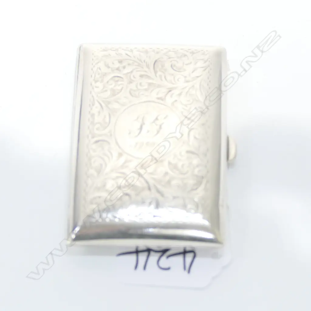 STG SILVER CIGARETTE CASE, 54.9 GRAMS Image 1++
