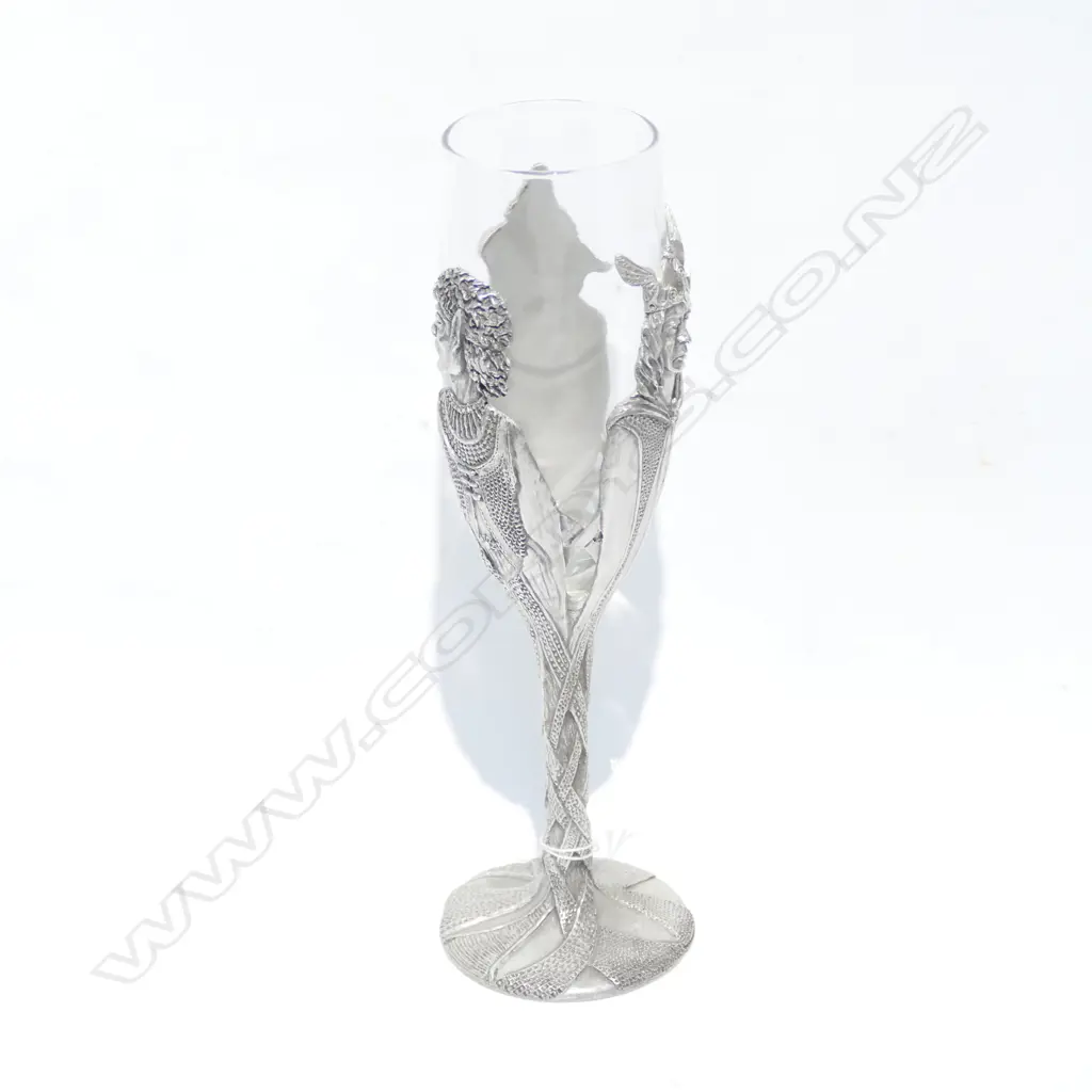 PEWTER CHAMPAGNE FLUTE FROM WORLD PREMIERE RETURN OF THE KING (LOTR) Image 1++