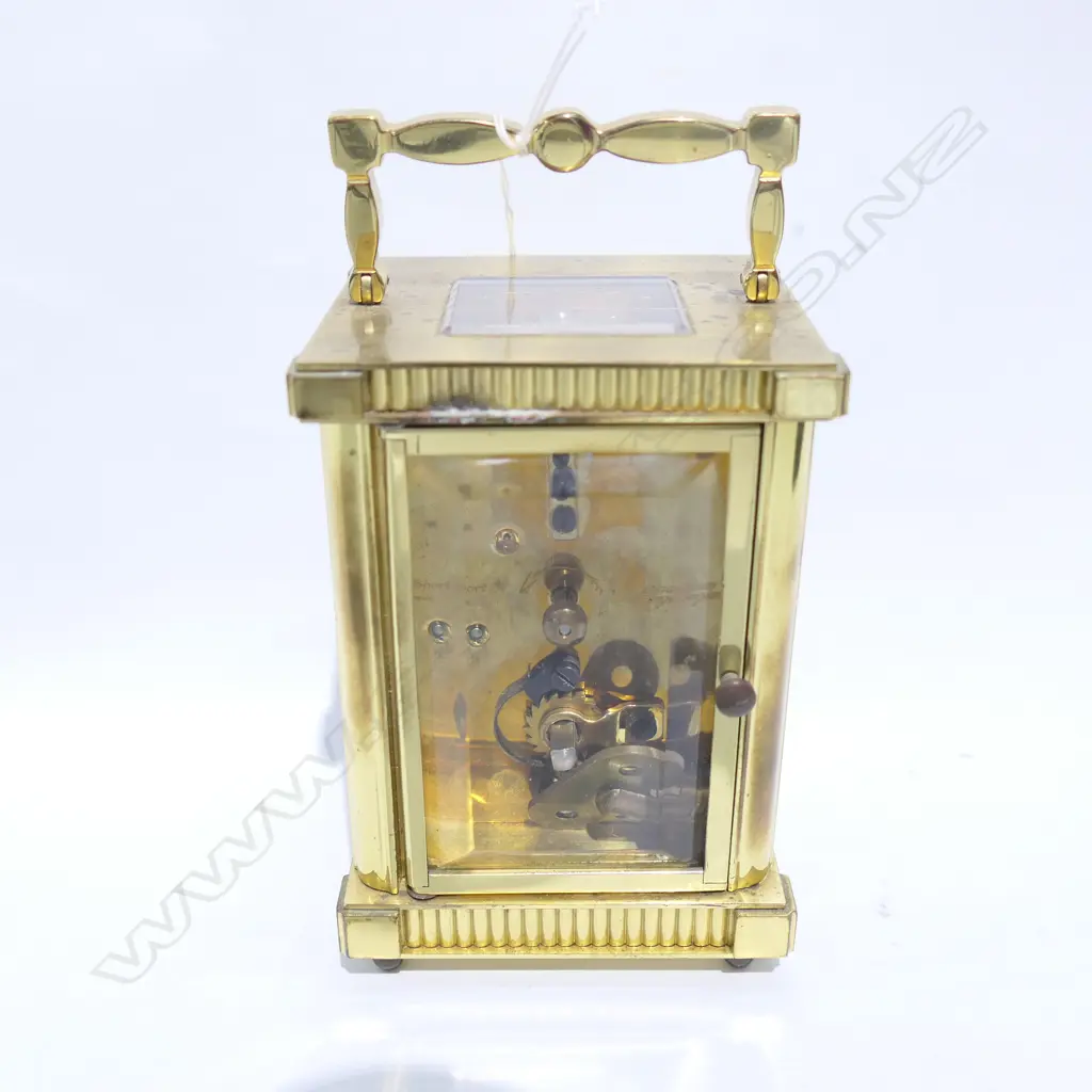 20thC Brass carriage clock 'Made in England' Image 1++