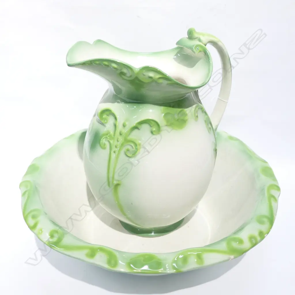 VICT WASH BOWL + JUG Image 1++