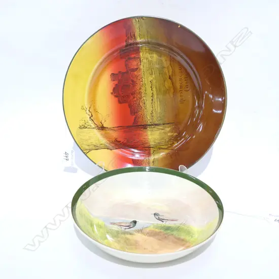 2 ROYAL DOULTON PLATES 