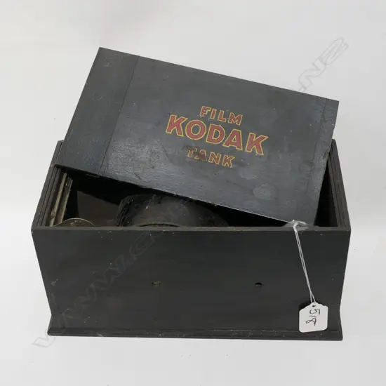 KODAK WOODEN FILM TANK W. 260MM