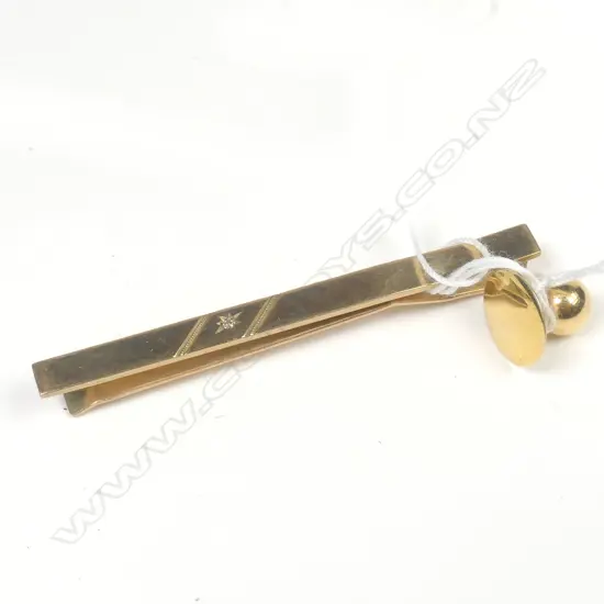 9CT GOLD TIE SLIDE & SHIRT STUD 5GMS