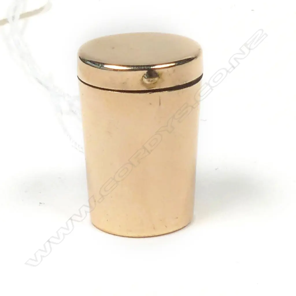 Antique rolled gold miniature cigarette holder Image 1++