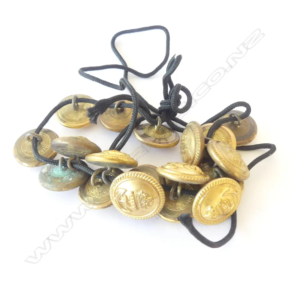BRASS NAVY UNIFORM BUTTONS Image 1++