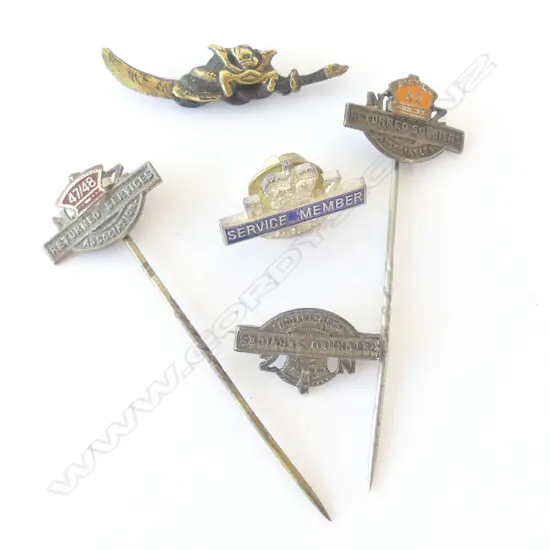 RSA PINS + JAPANESE SWORD FITTING
