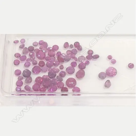 ASST 10CT RUBIES SIZE UP TO 3MM