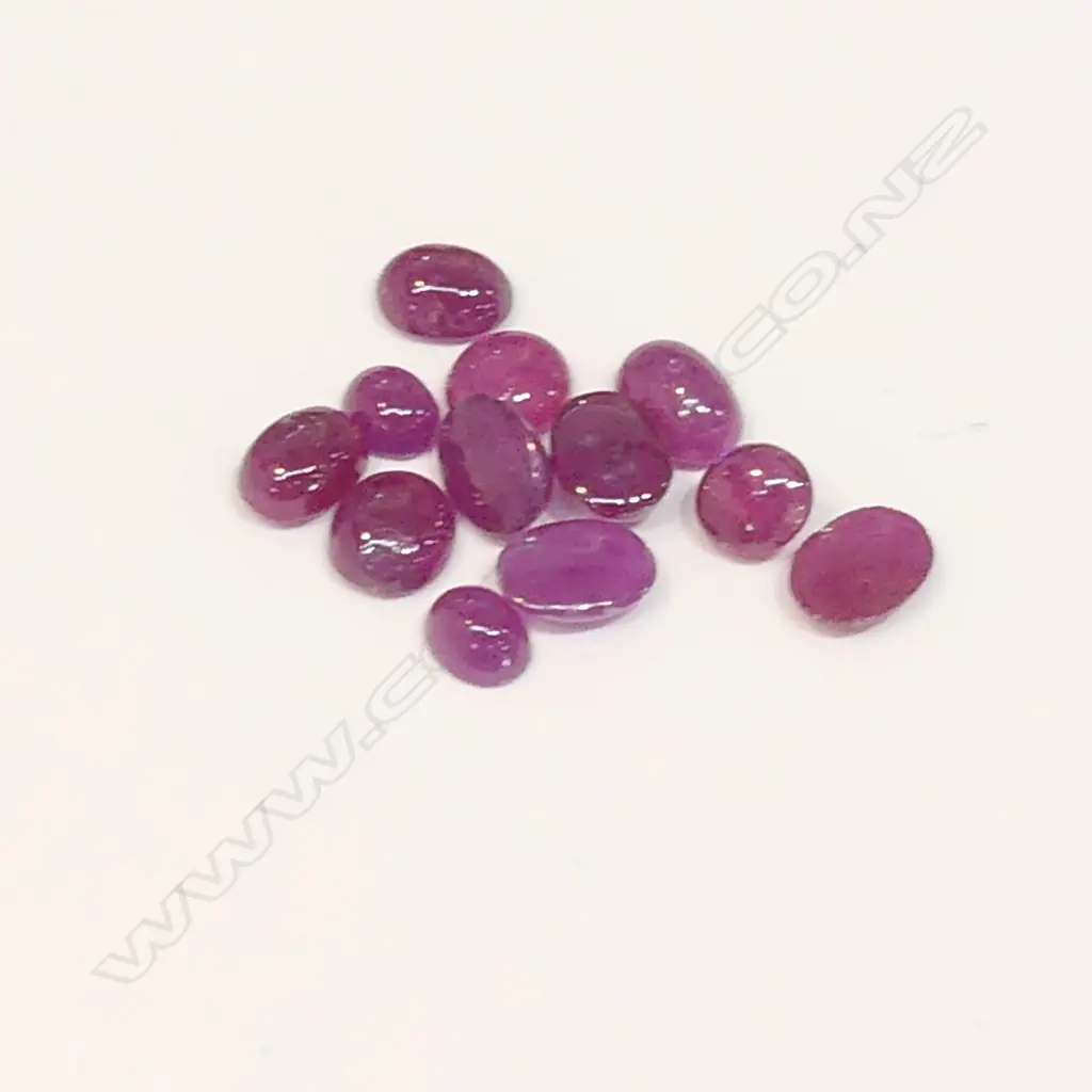 ASST 10 CT RUBY CABOCHON Image 1++