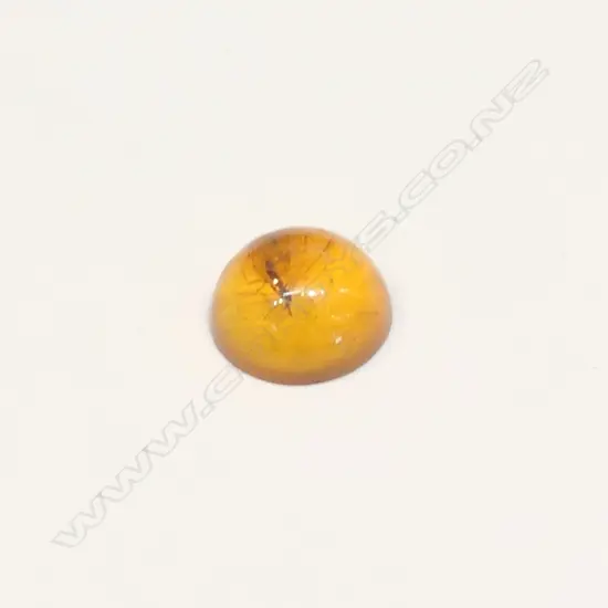 AMBER CABOCHON WITH INSECT INCLUSION