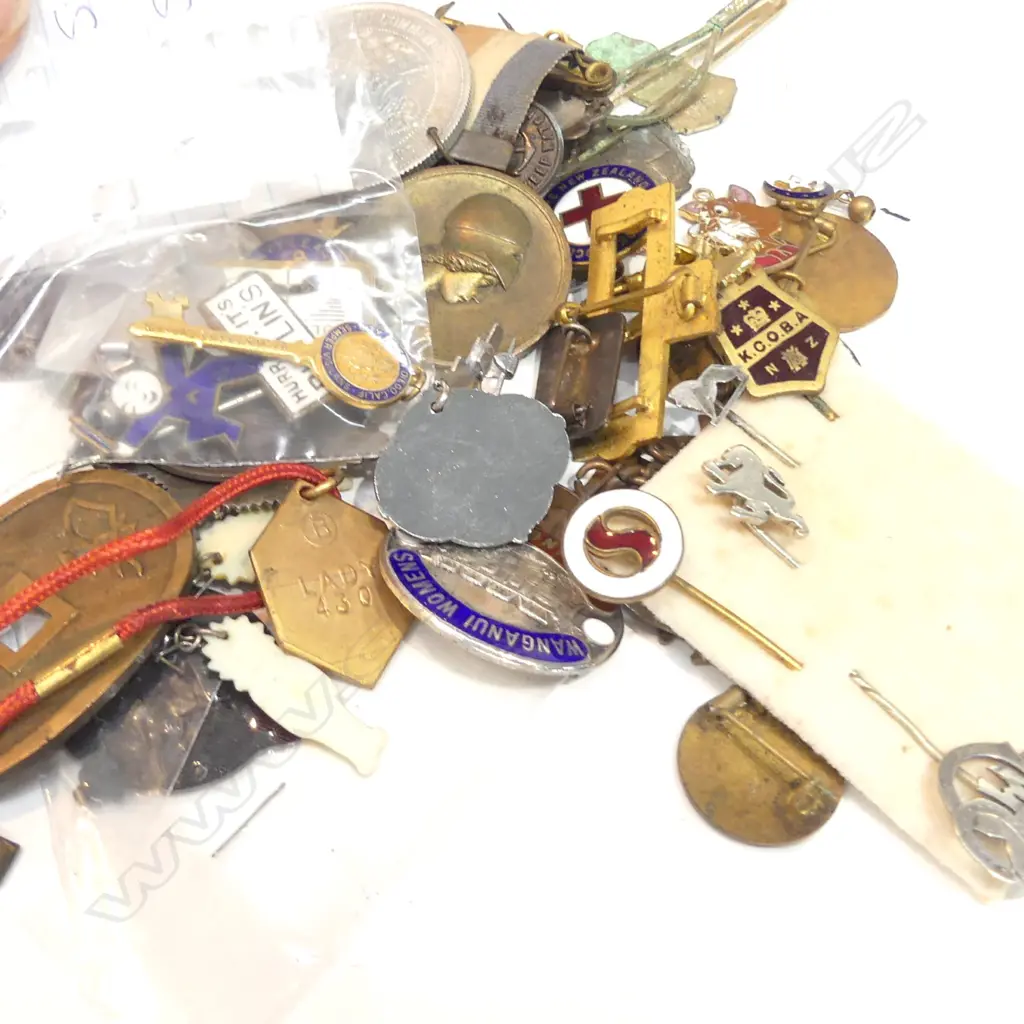 MISC ENAMEL BADGES, ETC Image 1++