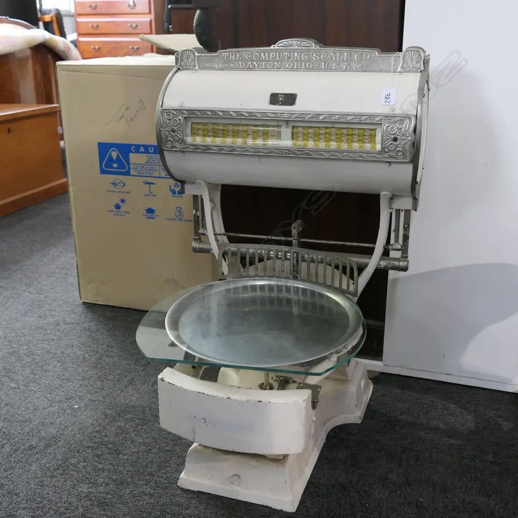 SHOPKEEPERS SCALES 'THE COMPUTING SCALE CO. DAYTON OHIO' Image 1++