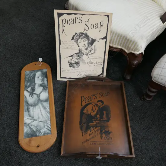 PEARS SOAP TRAY / ADVERTISEMENT + DISPLAY TILES