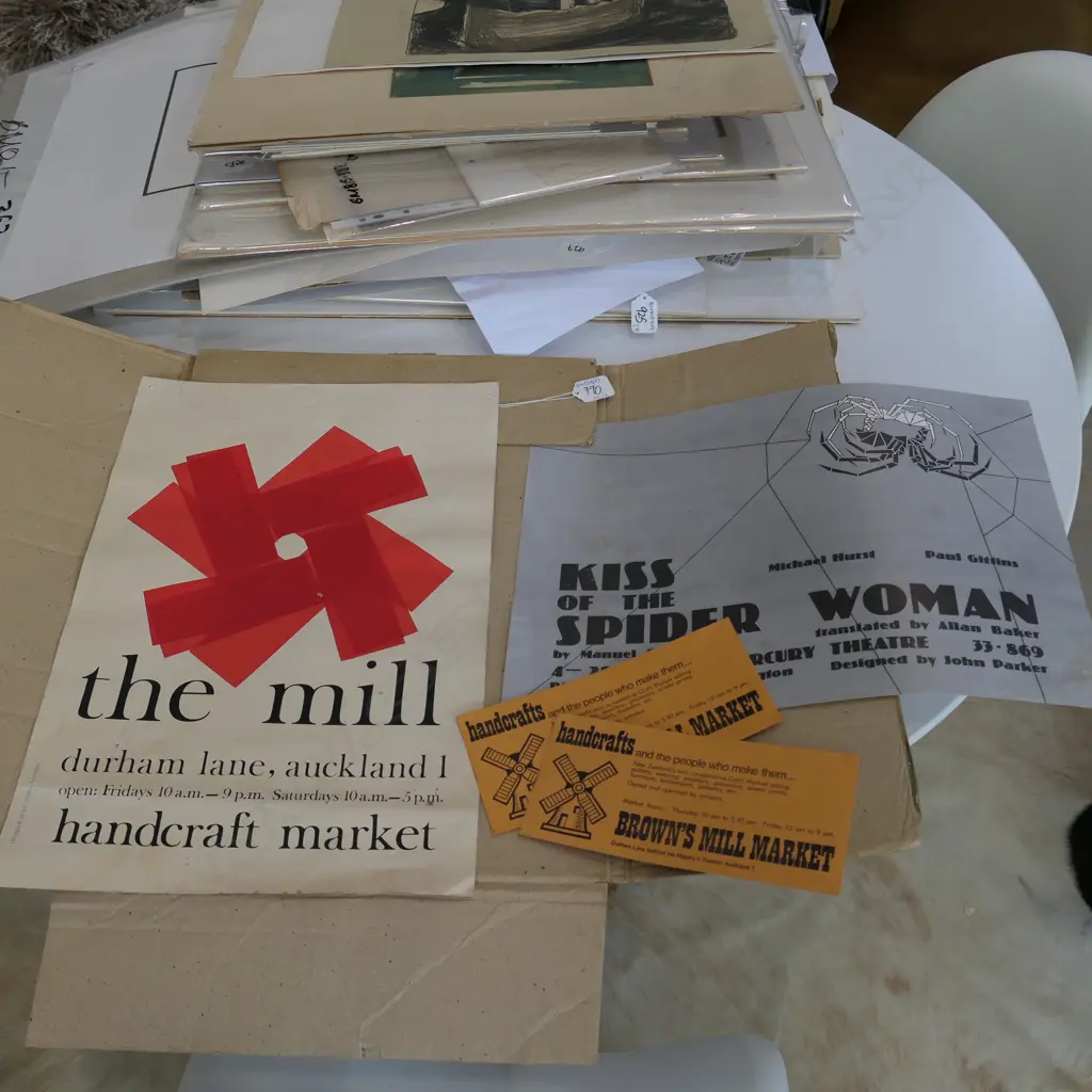 BROWNS MILL ADVERTISING POSTER + TICKETS + MERCURY THEATRE POSTER Image 1++