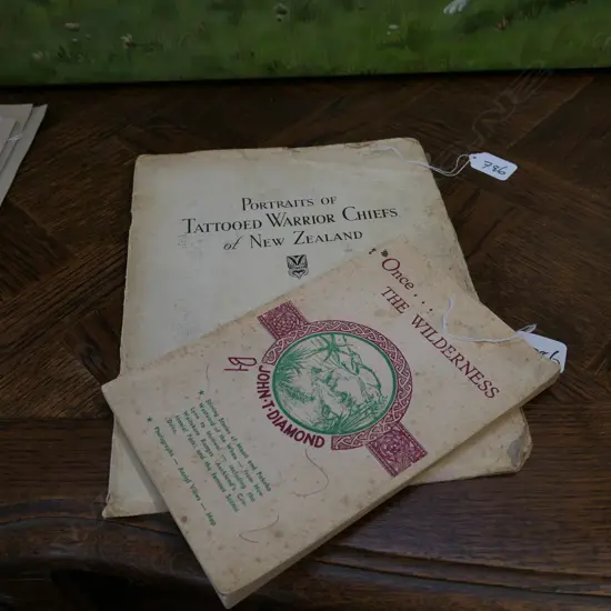 FOLIO PORTRAITS OF TATTOOED MAORI WARRIOR CHIEFS + 1st EDT BOOK BY J J DIAMOND