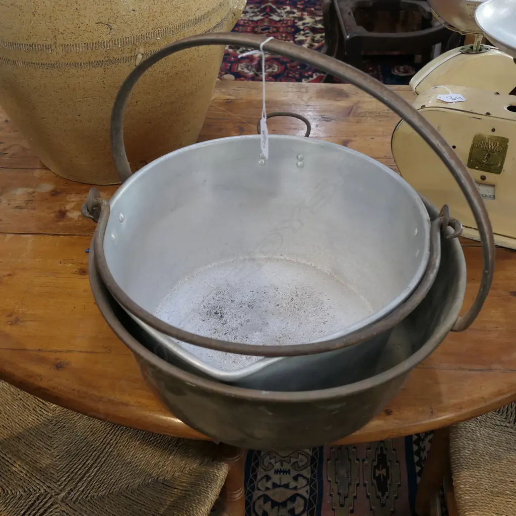 BRASS + ALUMINIUM PRESERVING PANS  Image 1++