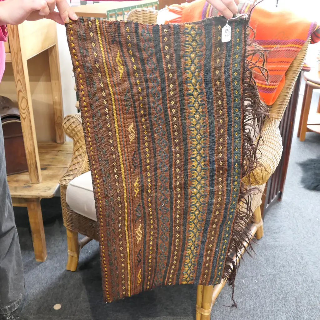 AFGHAN TORBAH TRIBAL ALL WOOL WOVEN PANEL Image 1++