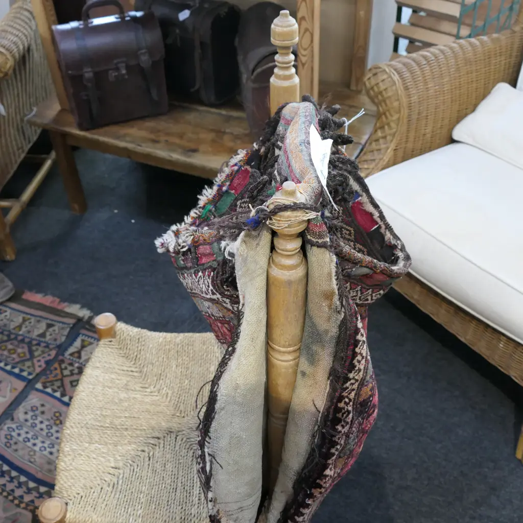 SEMI ANTIQUE AFGHAN TRIBAL SADDLEBAG 1060 X 460 Image 1++