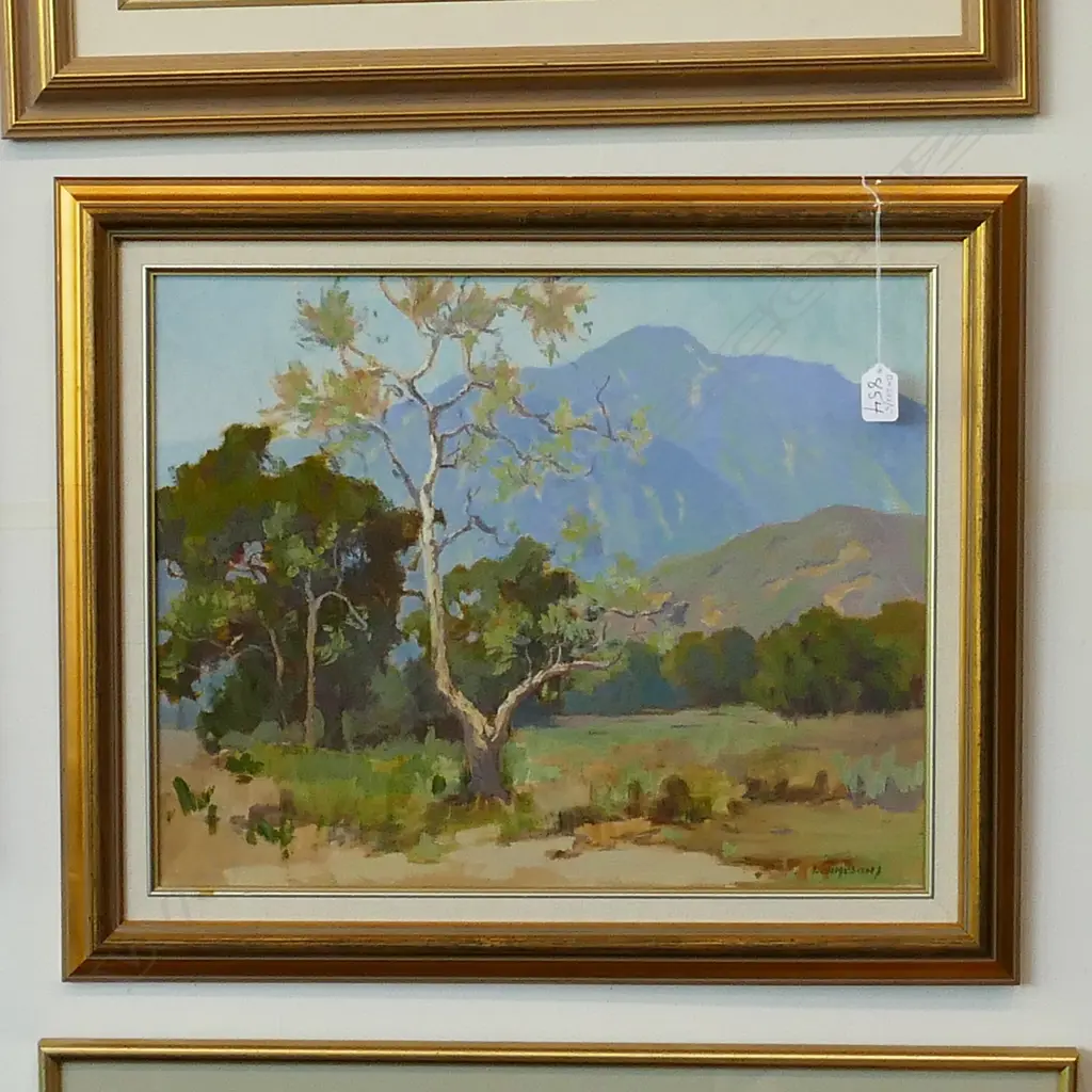 L SIMPSON OIL ON BOARD LANDSCAPE 390 X 490 MM Image 1++