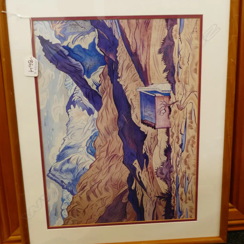 RITA ANGUS PRINT MT. COOK 300 X 400 Image 1++