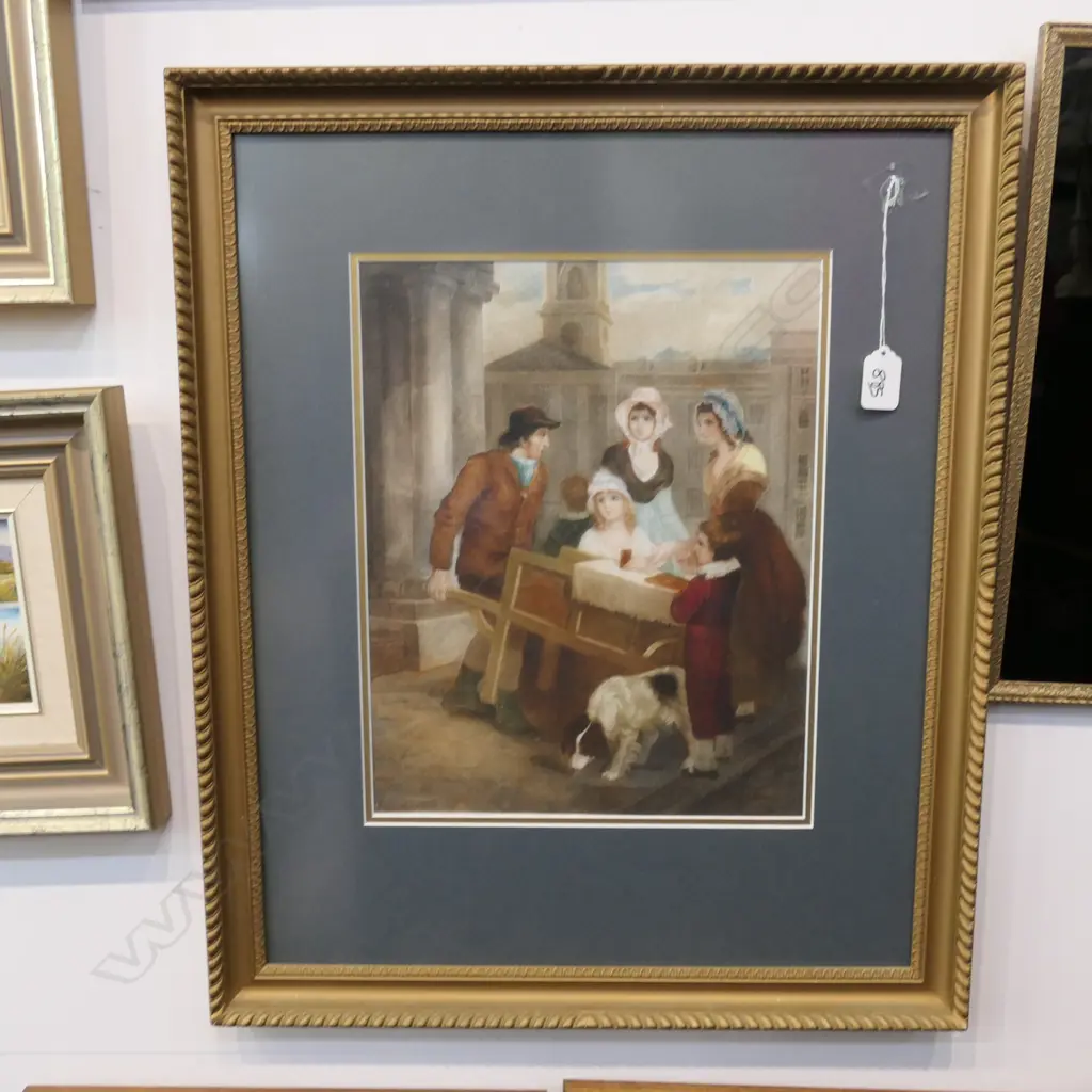 E. J. STODART AFTER FRANCIS WHEATLEY ENGRAVING - COLOURED Image 1++