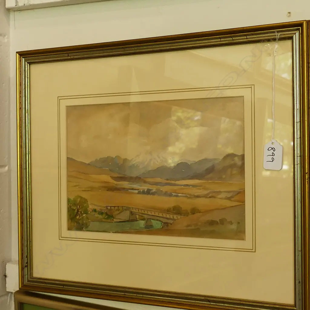 UNSIGNED W/COLOUR N.Z SCENE 270 X 190 MM Image 1++