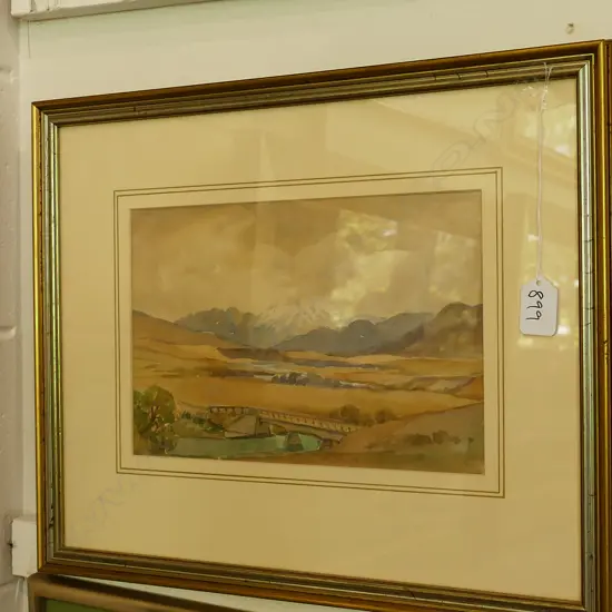 UNSIGNED W/COLOUR N.Z SCENE 270 X 190 MM