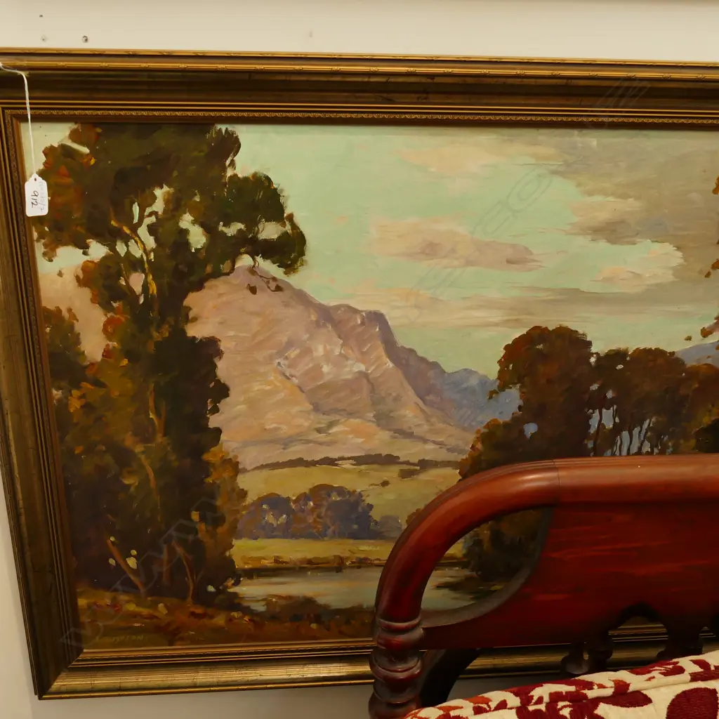 L SIMPSON OIL ON BOARD LANDSCAPE 710 X 600 MM Image 1++