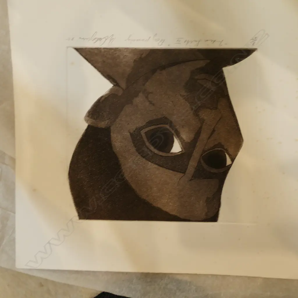 ROY DALGARNO 'INDIAN SUITE IV' (BOY PASSING) ED. 8/25 - 210 x 230mm Image 1++