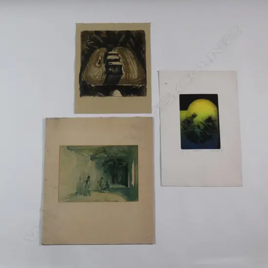 Three prints - Joan Taylor / A/U Muka Lithograph / William Russell Flint Print