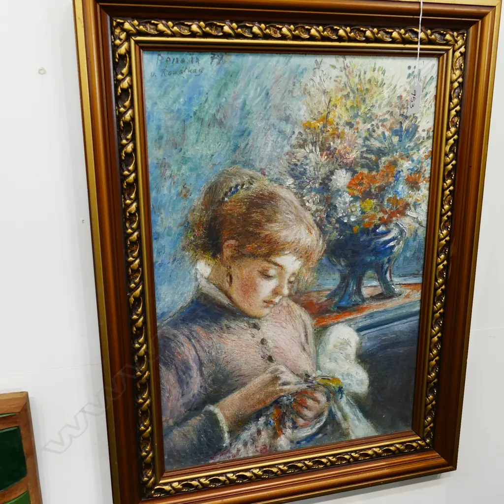 RENIOR COPY OIL GIRL READING Image 1++
