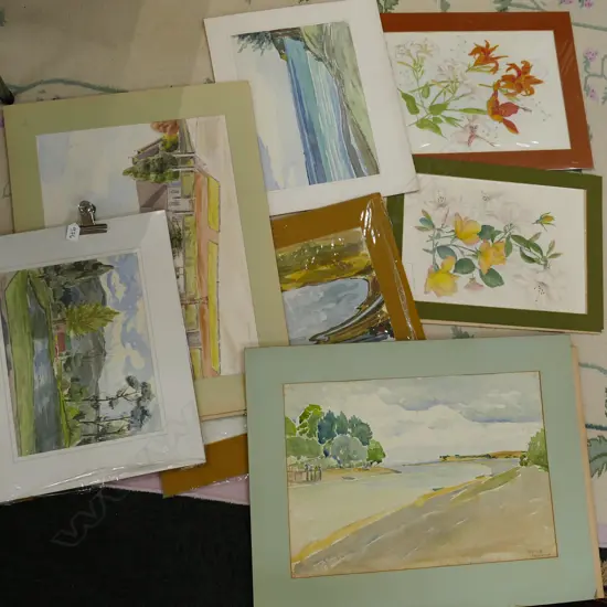 Yvonne Brabazon - 10 assorted watercolours