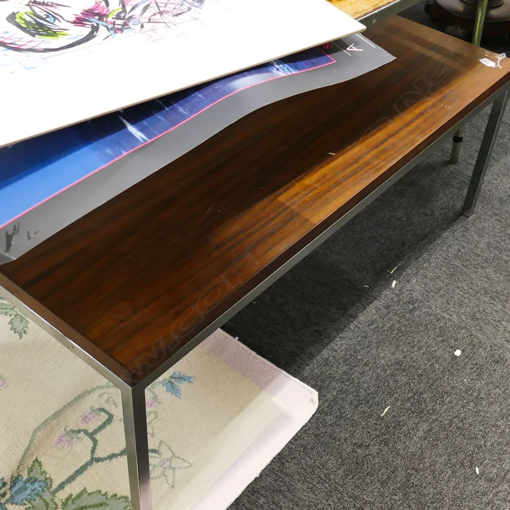 CONTEMPORARY STEEL BASED COFFEE TABLE L1220 Image 1++